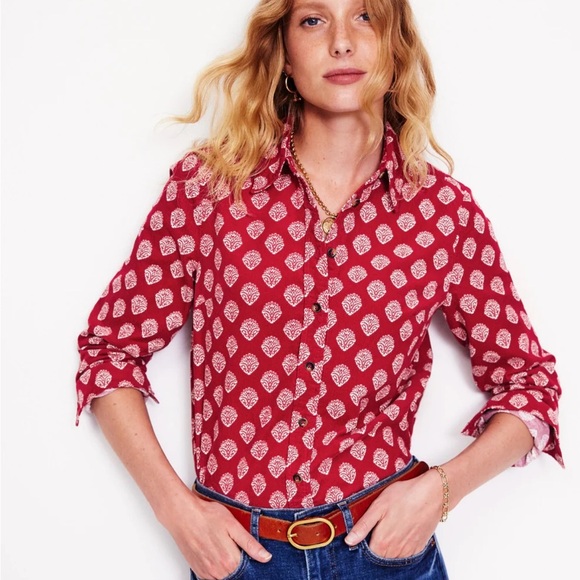 Boden Sienna Cord Shirt
Rythmic Red, Ornate Stamp Excellent Pre Loved condition - Picture 1 of 6